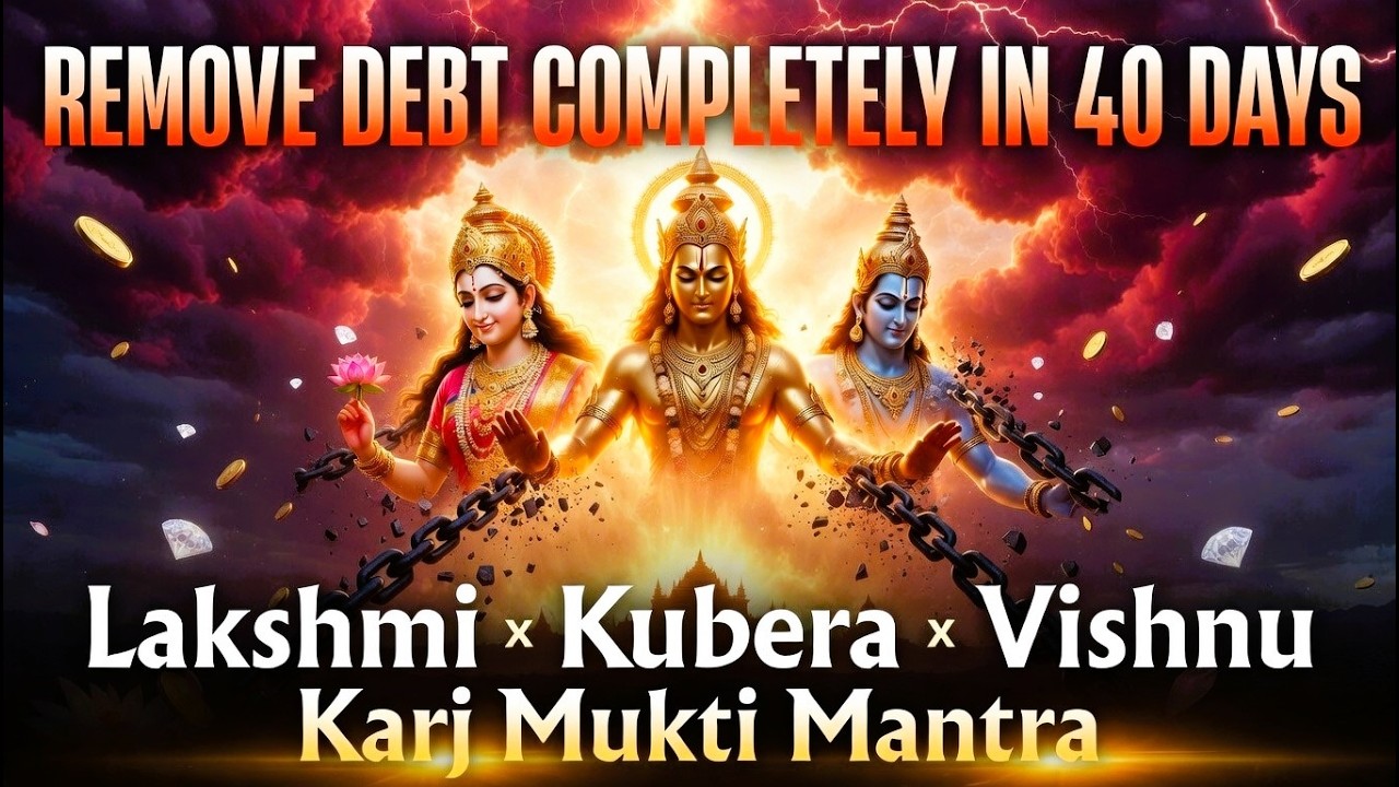 Remove Debt Completely in 40 Days | Lakshmi × Kubera × Vishnu Karj Mukti Mantra | कर्ज मुक्ति स्पेशल