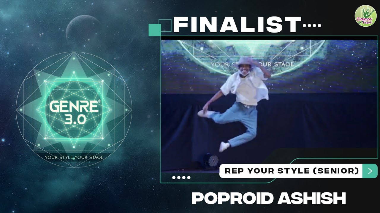 RYS SENIOR CATEGORY FINALIST- Poproid Ashish | GENRE 3.0 | Dance Competition