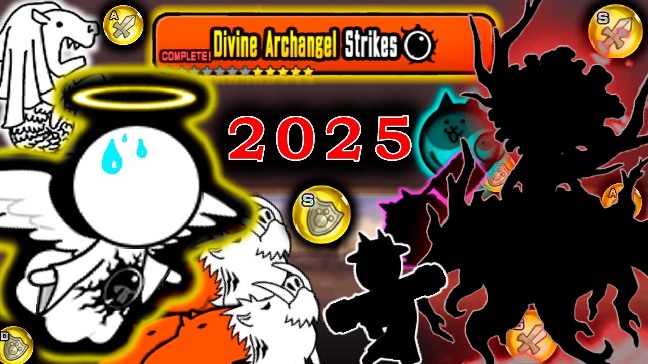 Divine Archangel Strikes on 2025... lol - No Gacha - Battle Cats