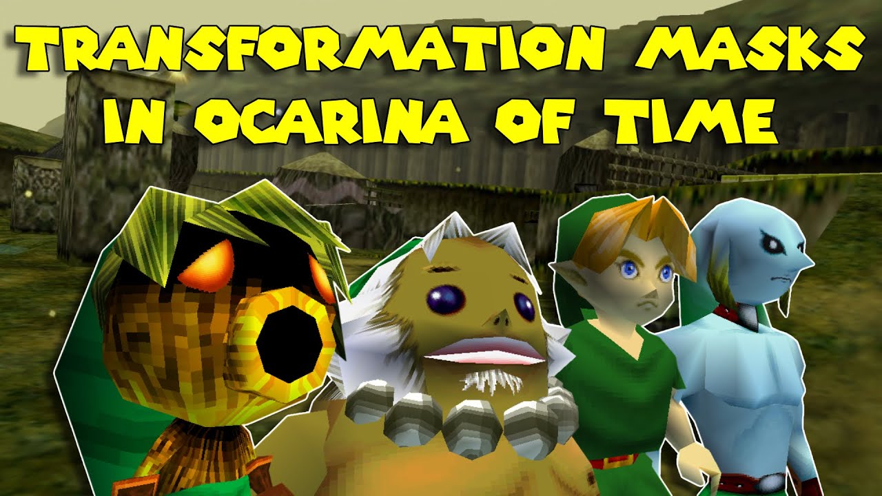 Маски трансформации в Ocarina of Time от @Aegiker; ромхак/мод для Ocarina of Time