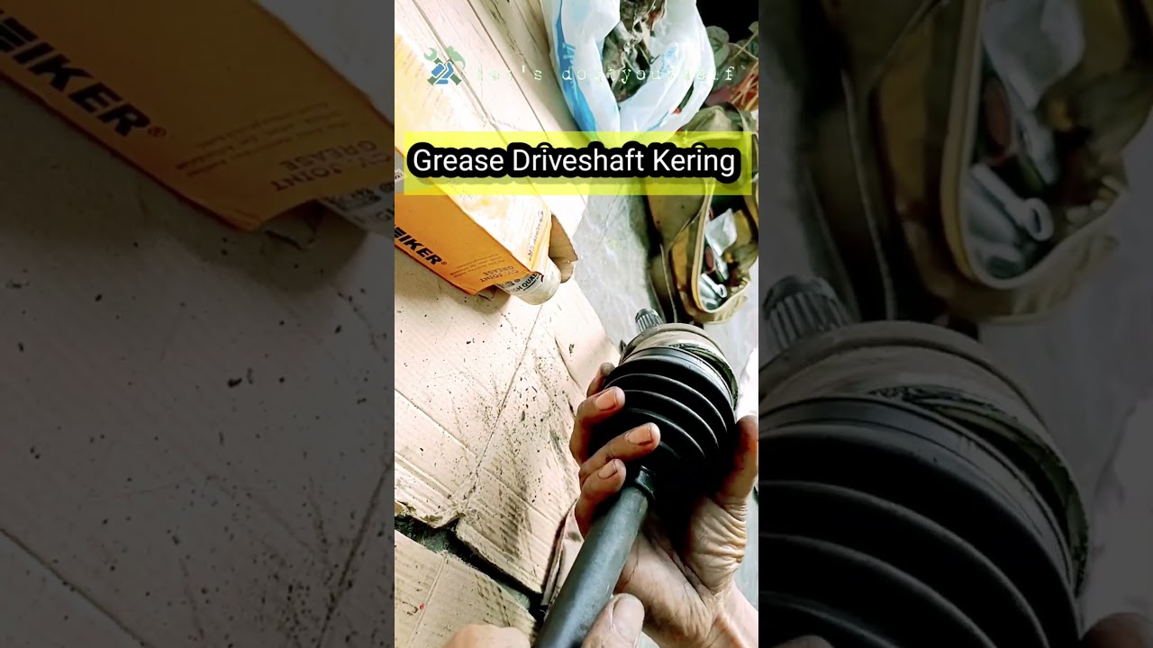Grease Driveshaft Dry #cvjoint #driveshaft #grease