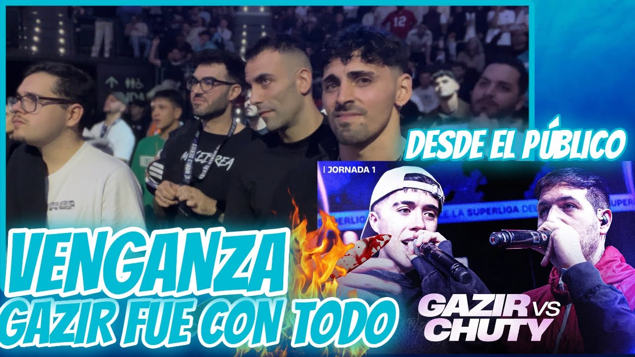 CHUTY VS GAZIR. LA VENGANZA DE GAZIR, ATACÓ CON TODO. REACCIÓN Y OPINIONES EN DIRECTO EN FMS WS