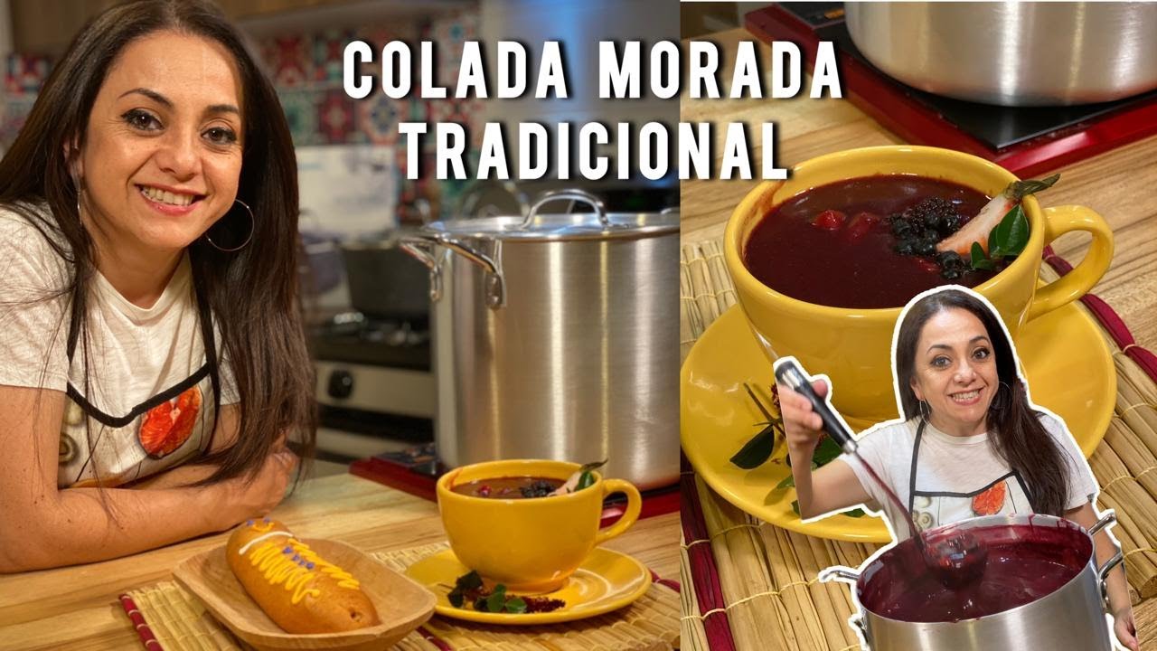 COLADA MORADA... Bebida sagrada en honor a los muertos!
