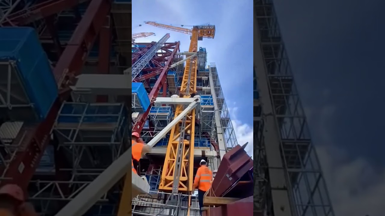 Tower crane installation process