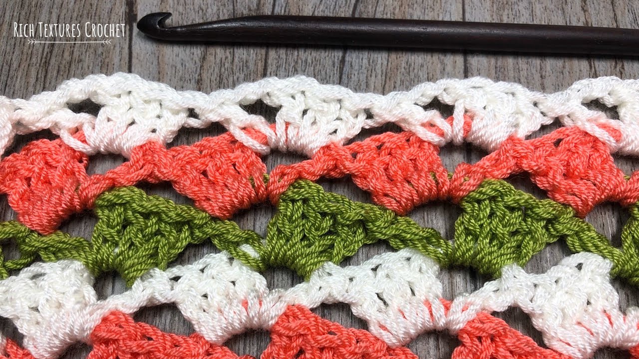 How to Crochet the Drunken Granny Stitch
