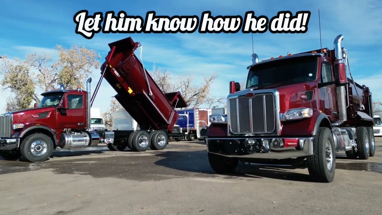 Pelino Inc.. Custom 567 short Hood Dump Trucks.
