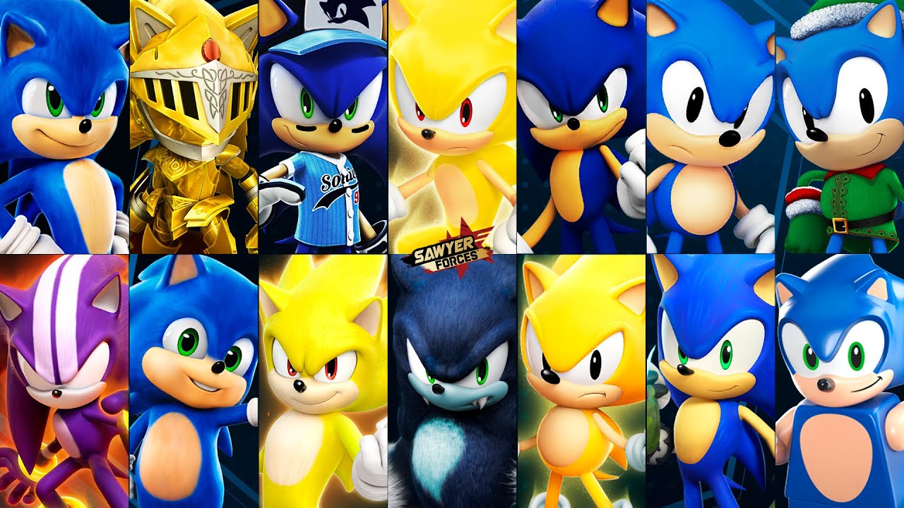 Геймплей 14 персонажей Соникса — Sonic Forces Speed ​​Battle
