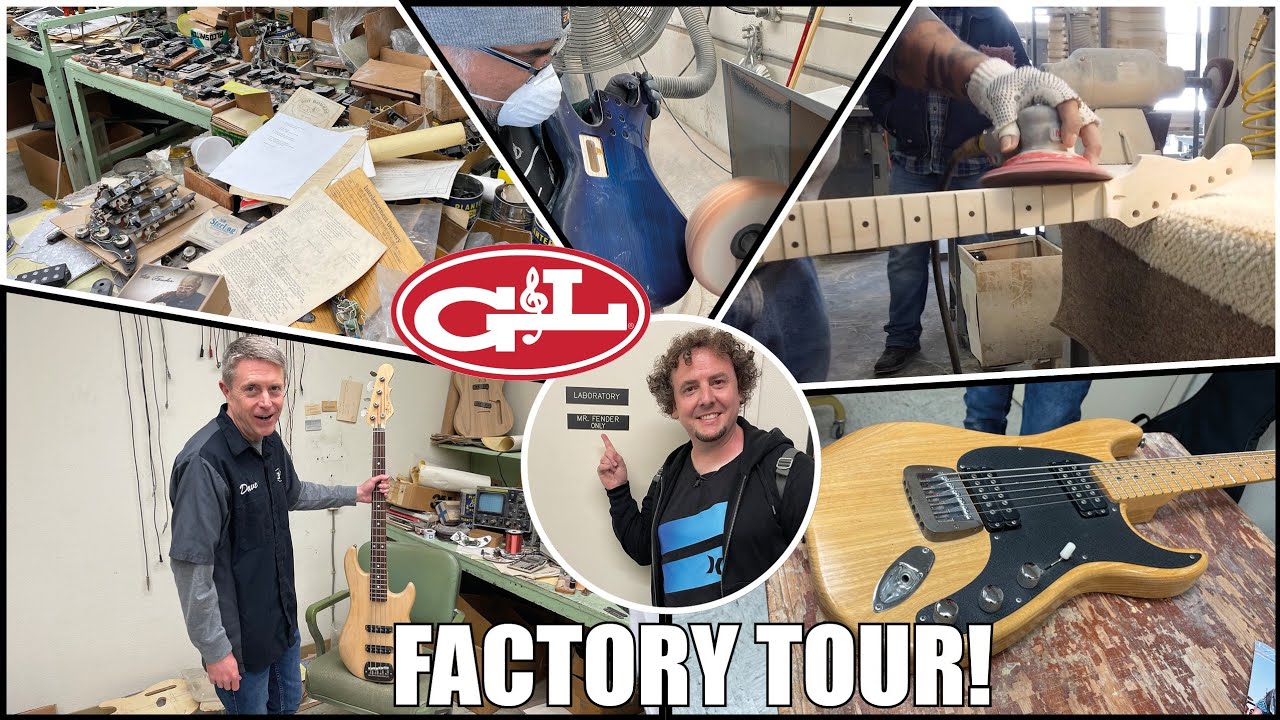 Behind the scenes at the G&L Guitars USA factory and Leo Fender's workshop!