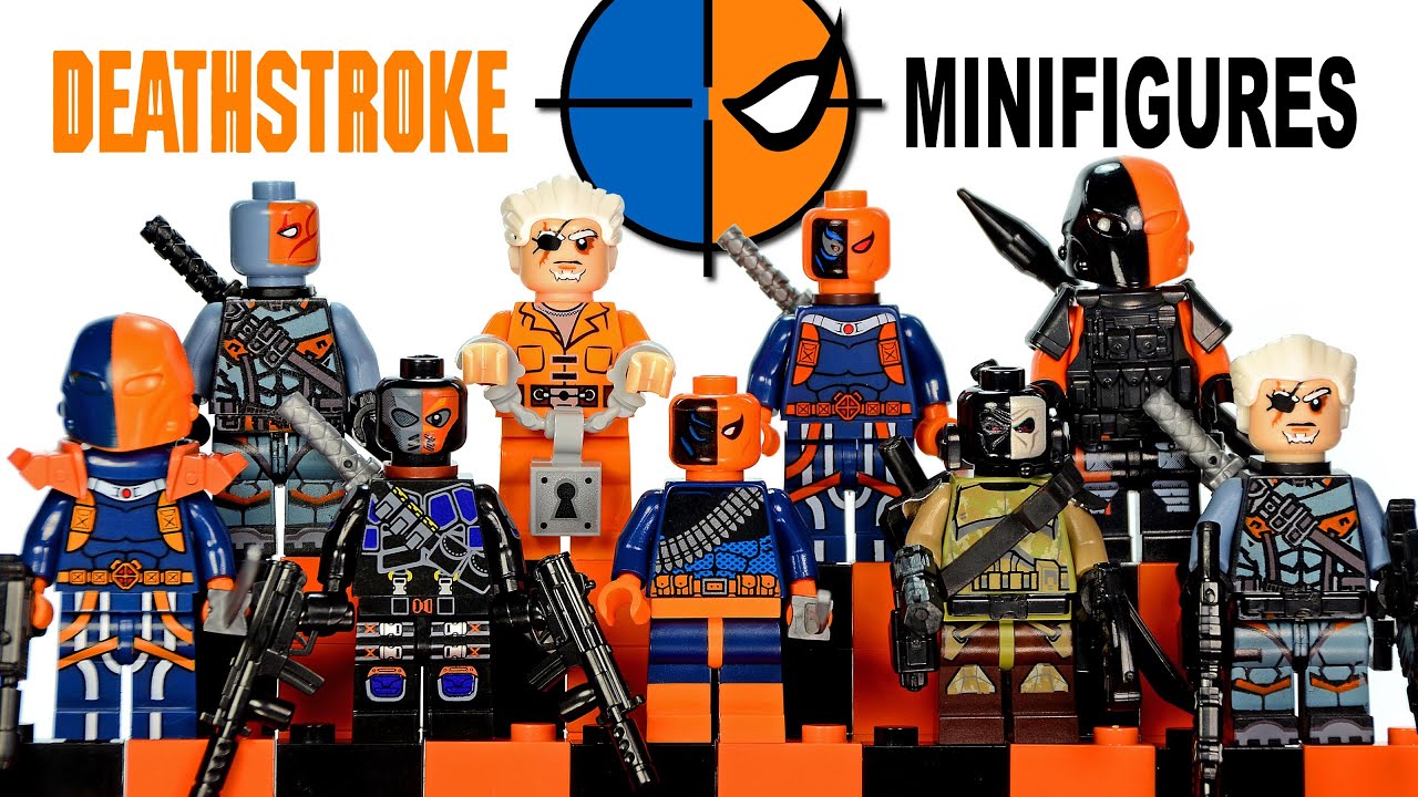 My LEGO Deathstroke 2016 DC Comics Super Heroes Minifigure Complete Collection