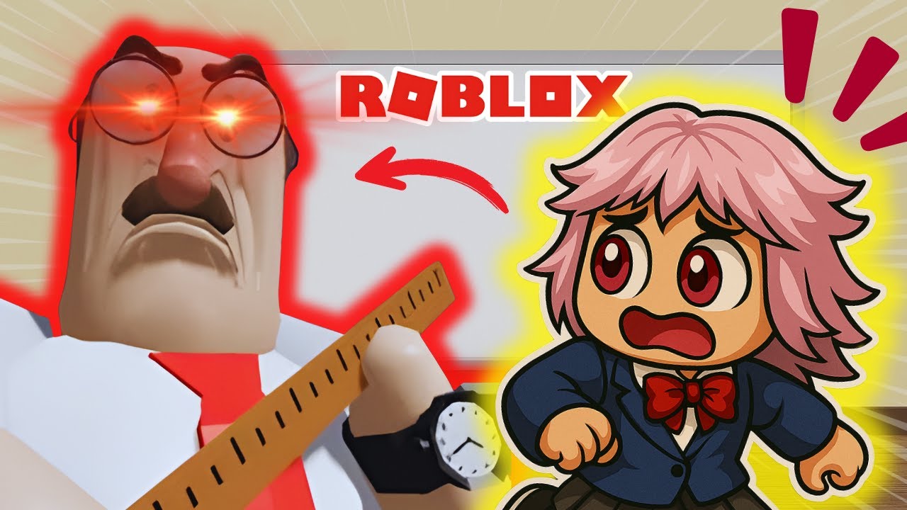 ROBLOX: FUGA IMPOSSÍVEL da DETENÇÃO do PROFESSOR MALVADO! 😱🏫 | Great School Disappearance
