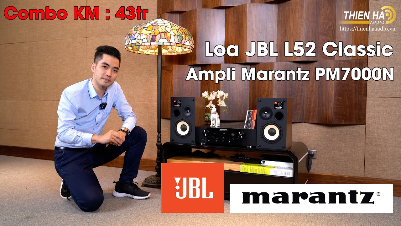 Loa JBL L52 Classic + Ampli Marantz PM7000N - Cấu H&igrave;nh Mini Cho Ph&ograve;ng Nhỏ - Combo KM Gi&aacute;: 43tr