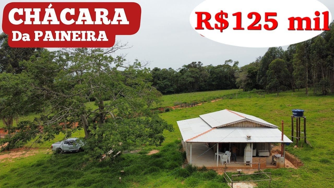 CHÁCARA DA PAINEIRA COM CASA NOVA E TERRENO PLANO OPORTUNIDADE R$125mil