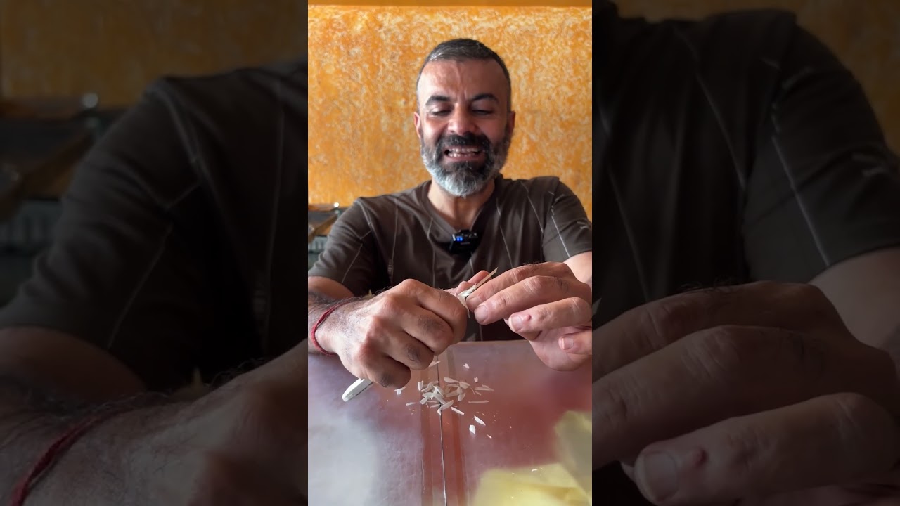 450 pices from one almond #food #haridwardairies #streetfood