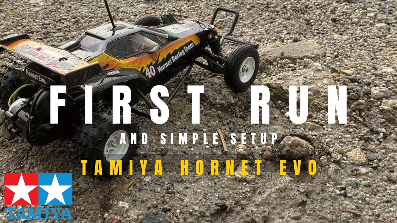 First run - Tamiya Hornet Evo