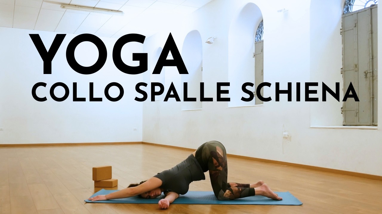 YOGA DOLCE per Sciogliere Collo Spalle e Schiena // Liberati dalla Tensione