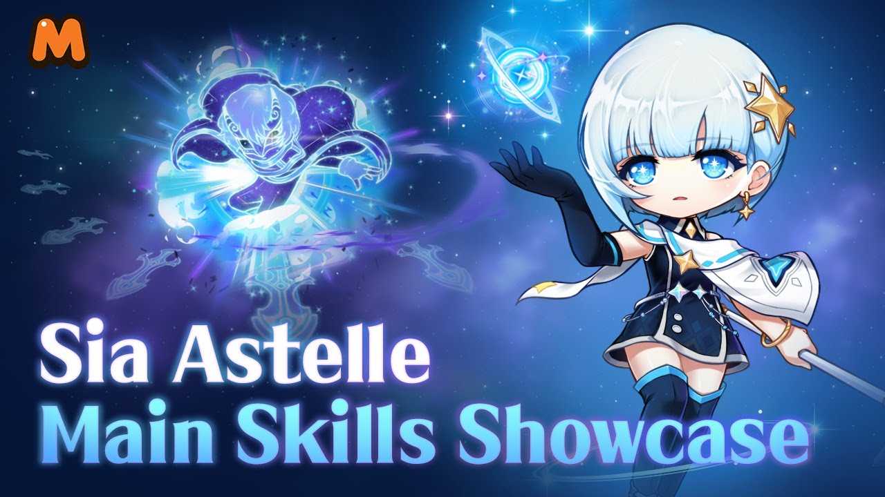 Sia Astelle Main Skills Showcase｜MapleStory M