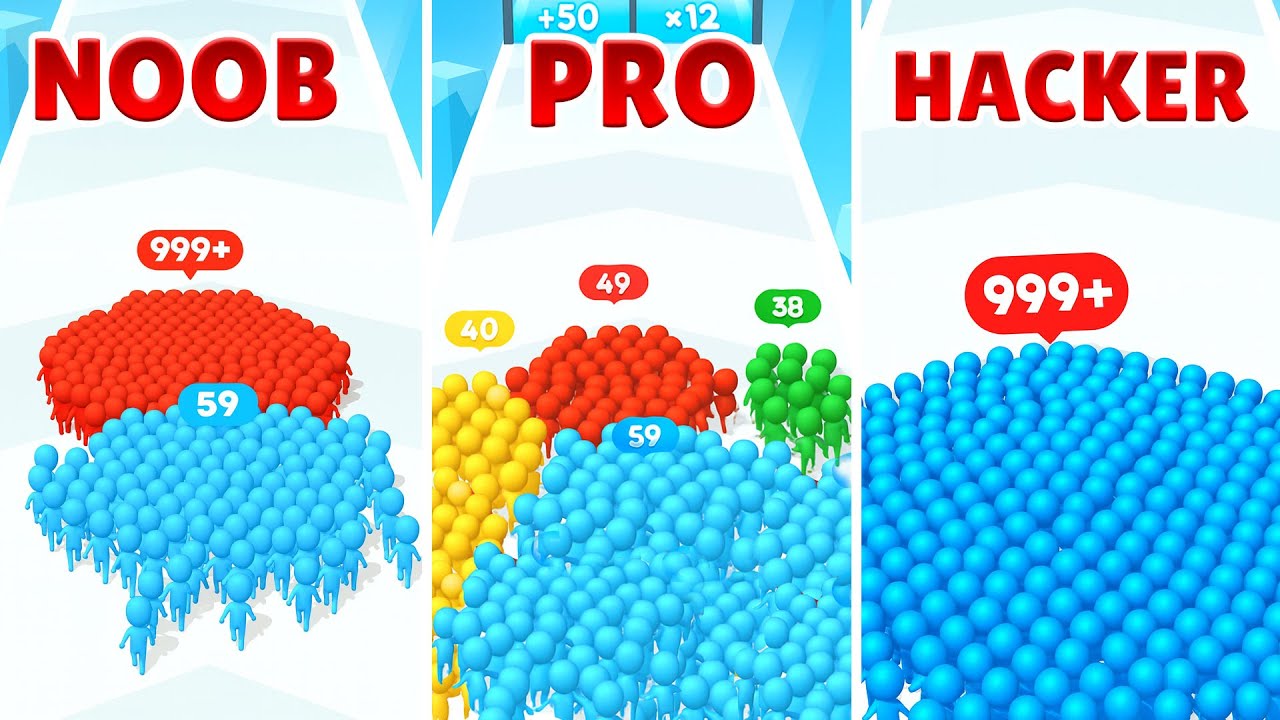 Count Masters❌❌NOOB vs PRO vs Hacker🔥🔥Walkthrough Max Gameplay TE3366