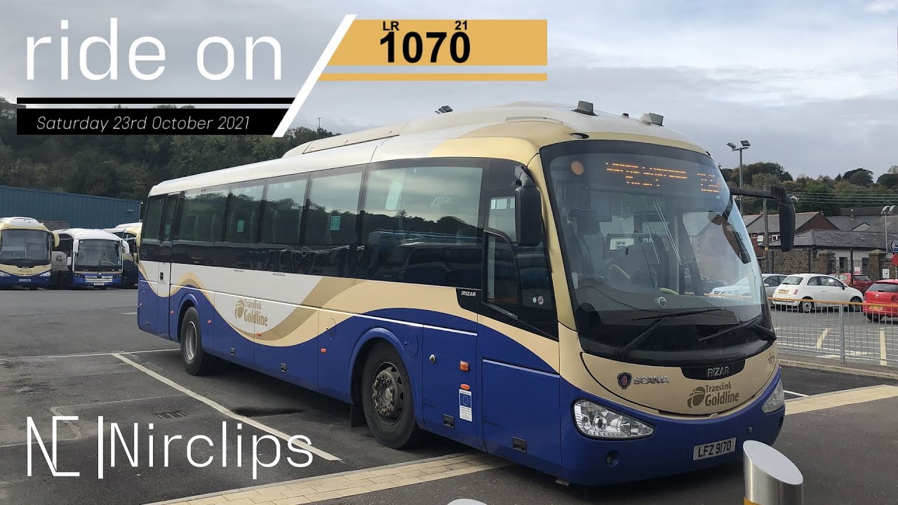 Ride on Translink Goldline 1070 Scania Irizar I4 (LFZ 9170)