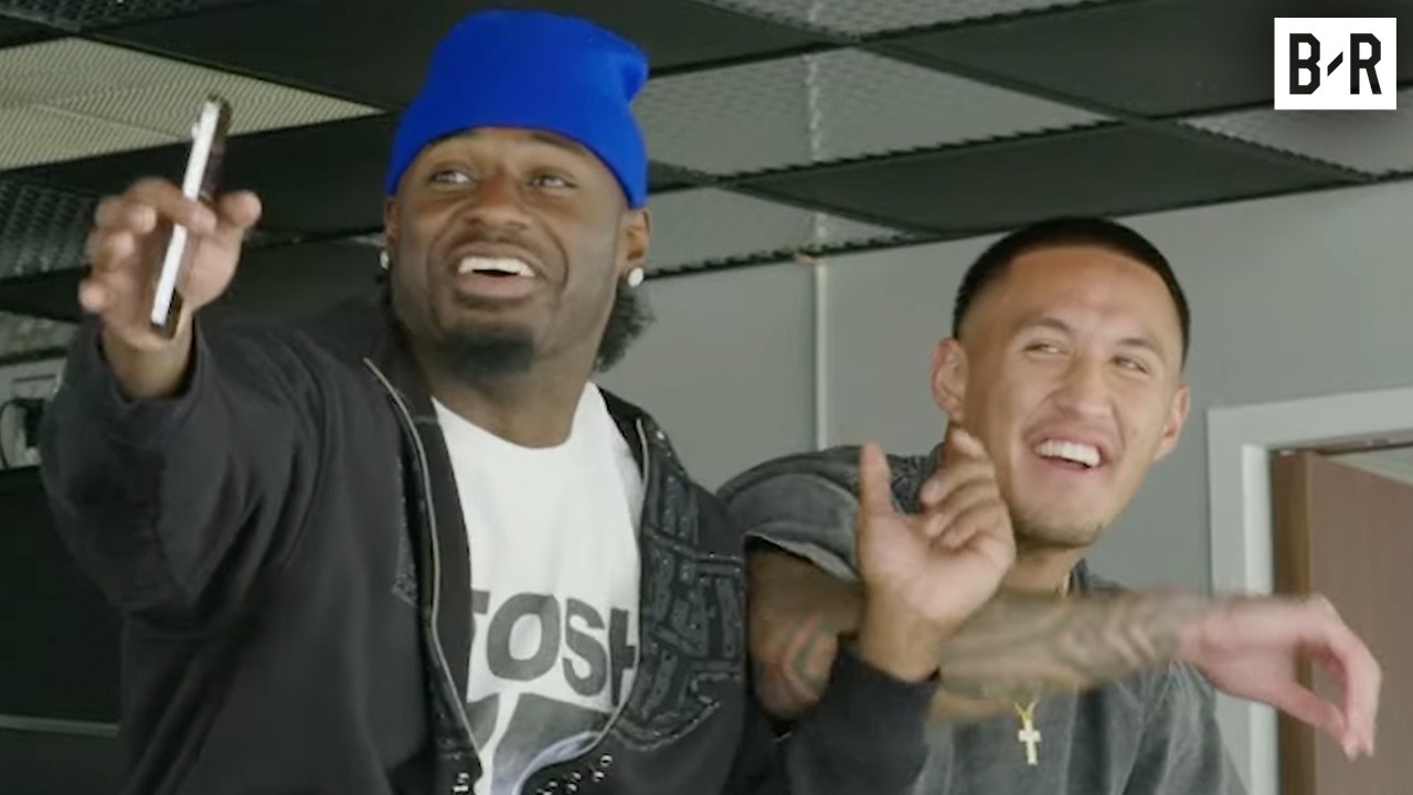Xavier Legette and Tetairoa McMillan MIC’D UP All-Access at NASCAR Race