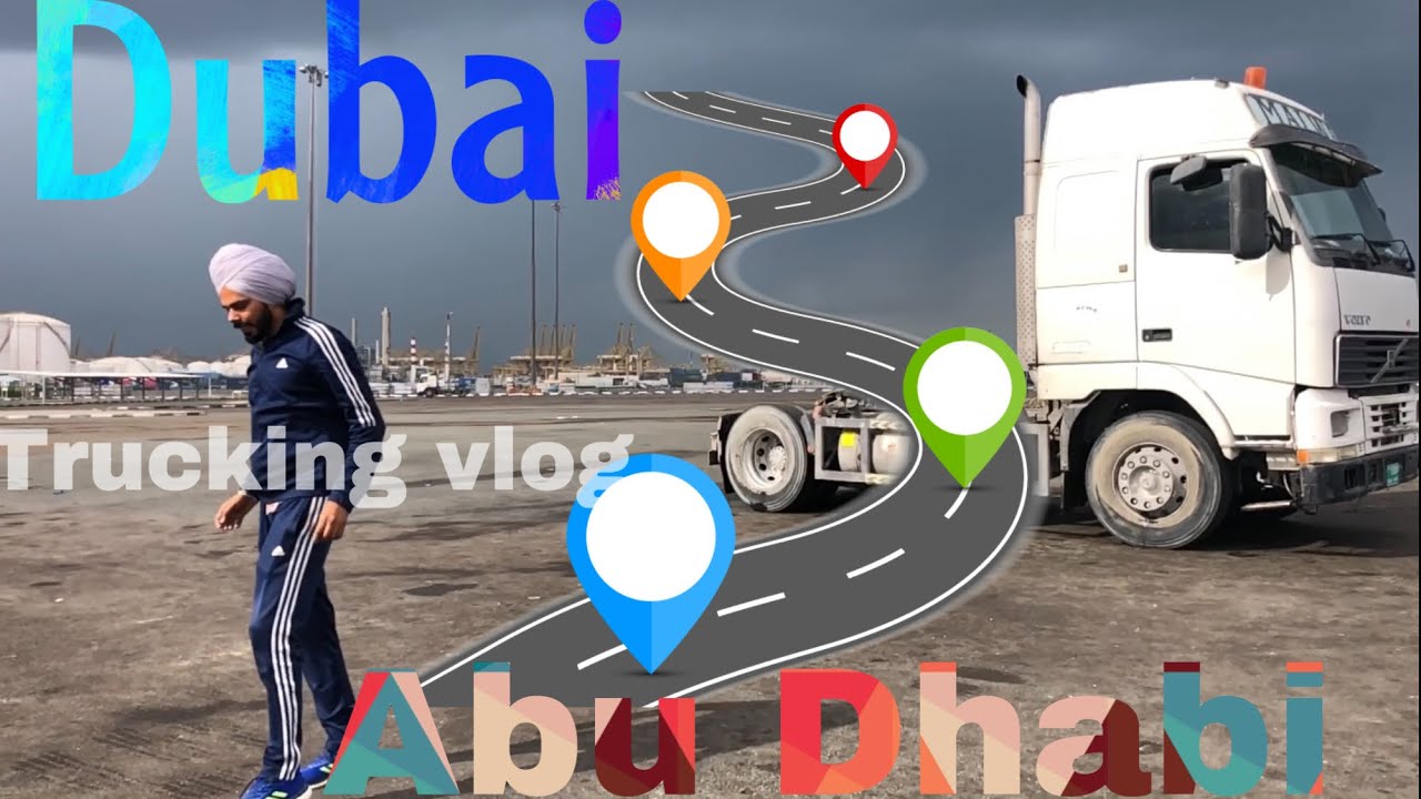 This road is dangerous for new truck driver / dubai truck driver / trucking vlog