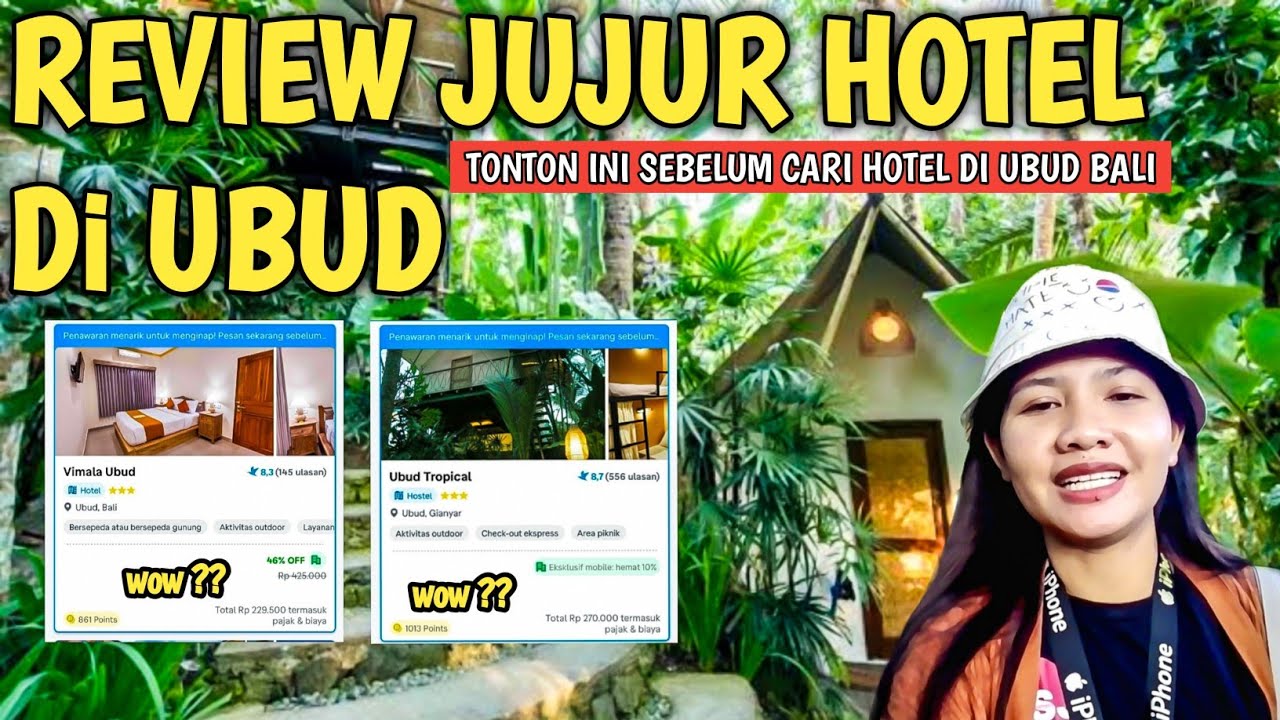 REVIEW HOTEL DI UBUD BALI: BANYAK HOTEL MURAH DI BALI ?