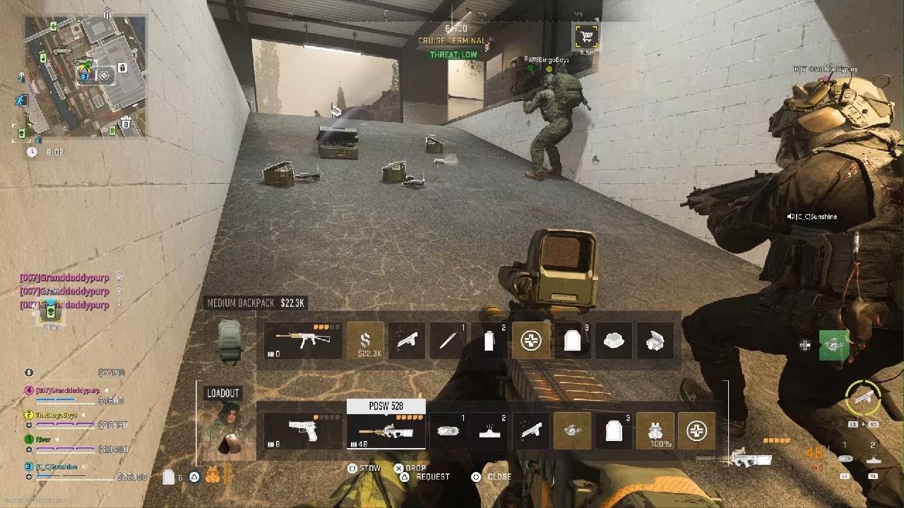 Chatting with the enemies while still shooting at them