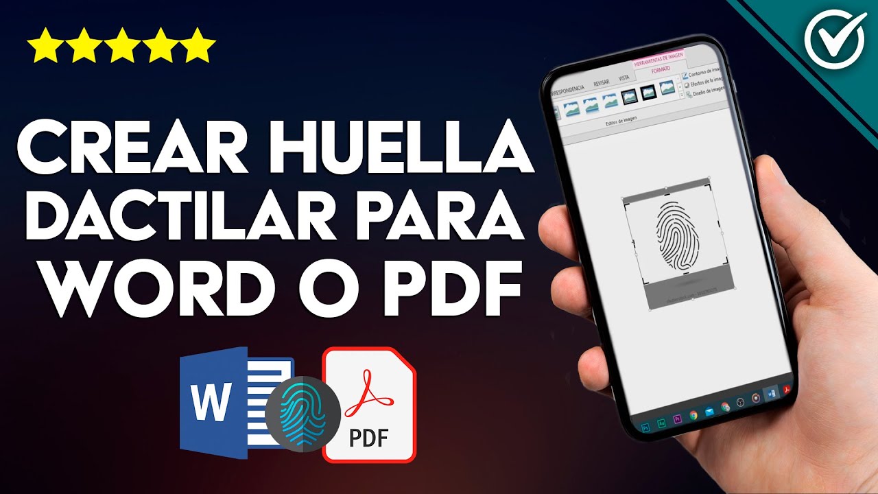 &iquest;C&oacute;mo poner mi HUELLA DIGITAL online en un documento Word o PDF? Huella dactilar