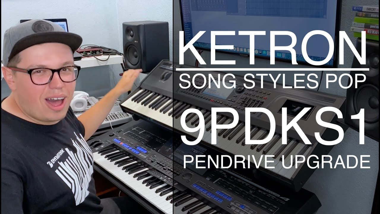 [ENG] KETRON Song styles POP pendrive upgrade demo [9PDKS1]