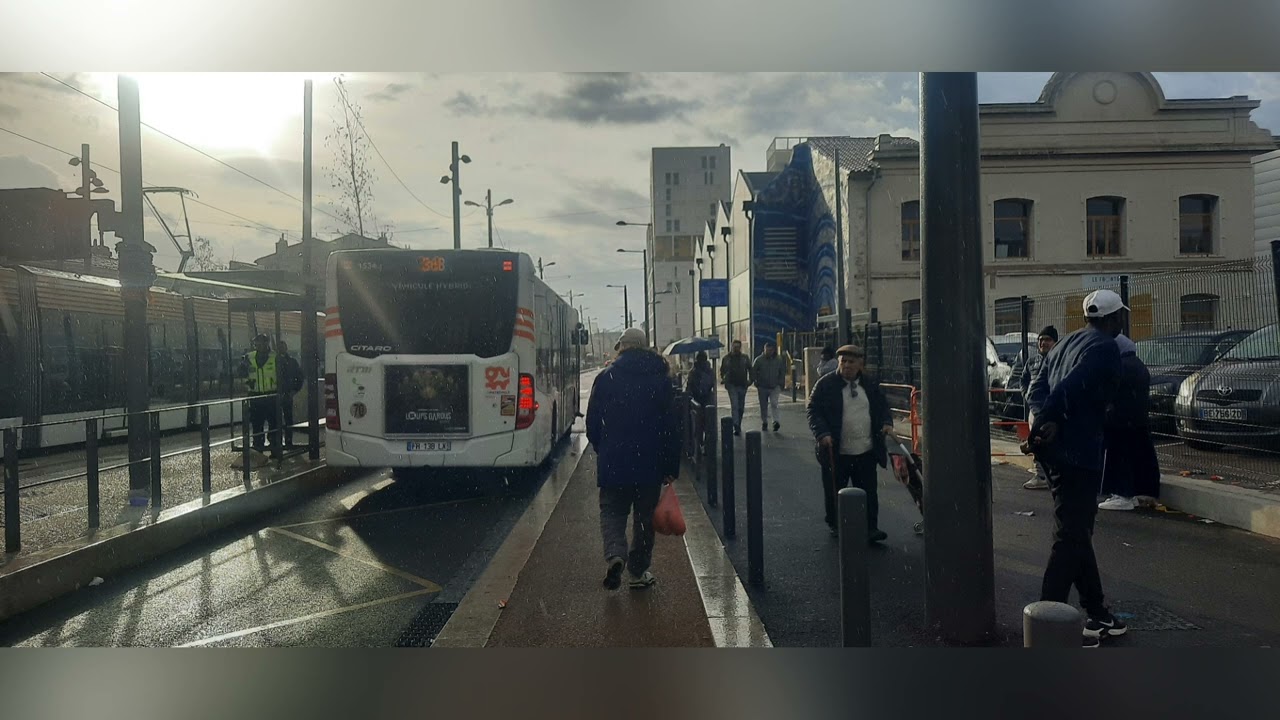 RTM La Métropole Mobilité le bus | Mercedes Citaro C2H €6 n°1534 | Ligne 36B