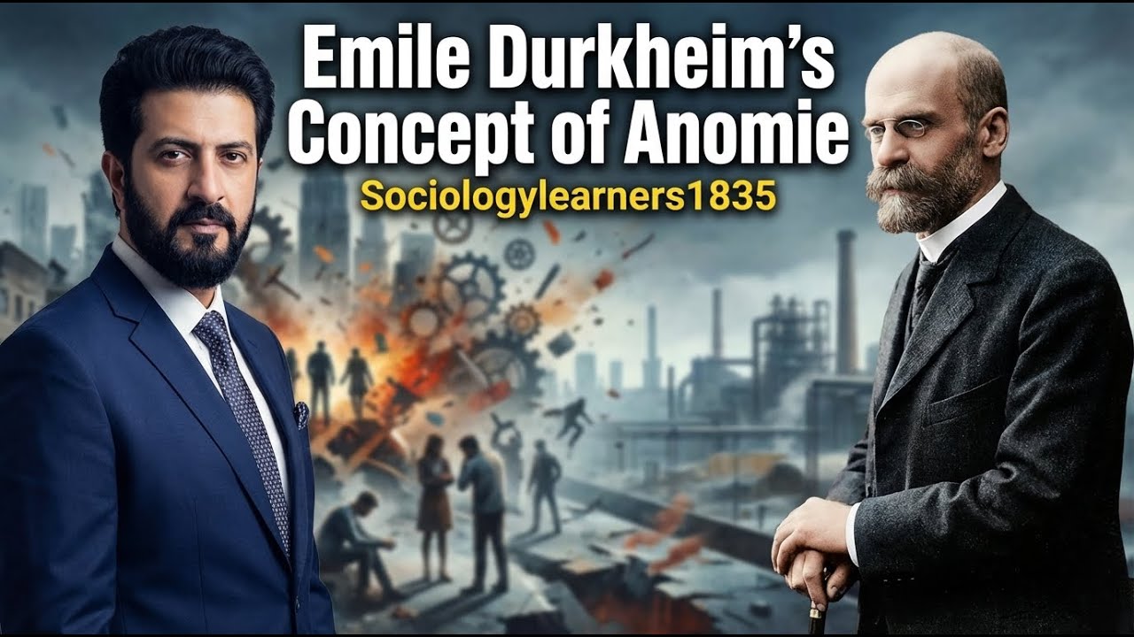 Emile Durkheim's Concept of Anomie explained | Émile Durkheim Anomie Theory