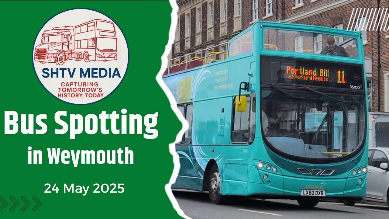 Buses in Weymouth 24 May 2025