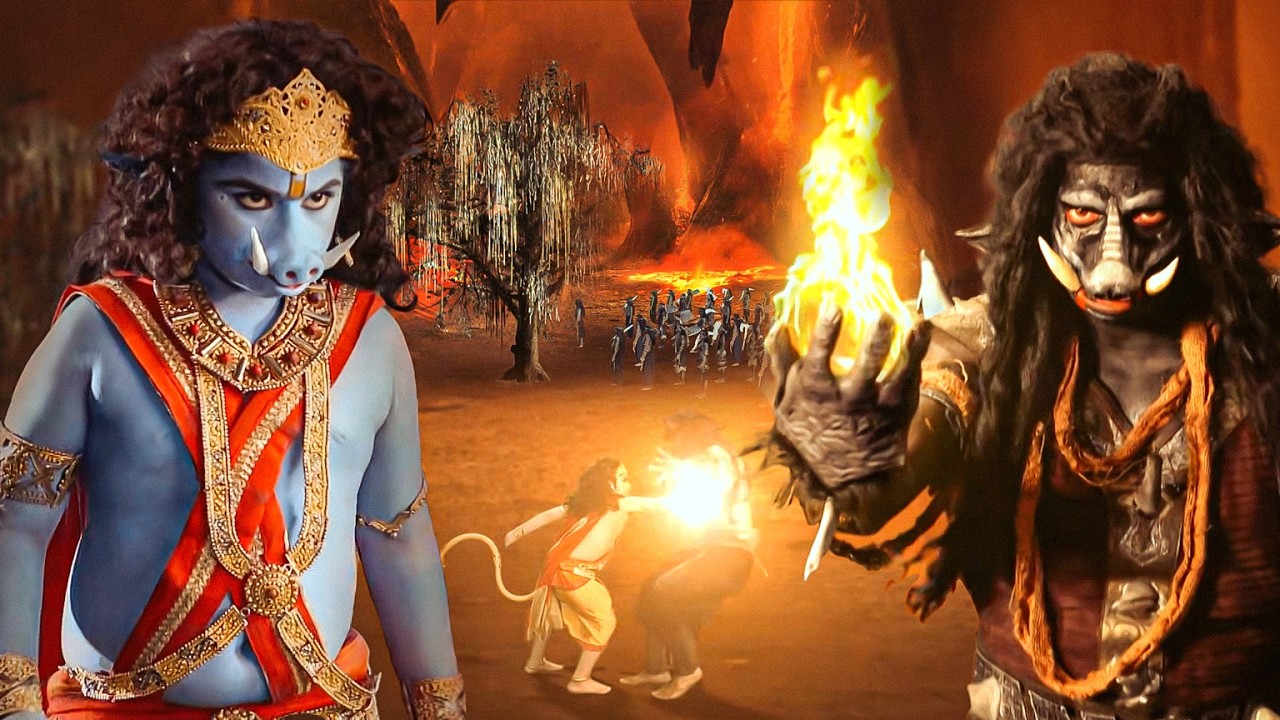 #fullepisode | वराह रूप धारण कर कल्पवृक्ष का रक्षा किये बाल हनुमान | #hanuman #jaijaibajrangbali