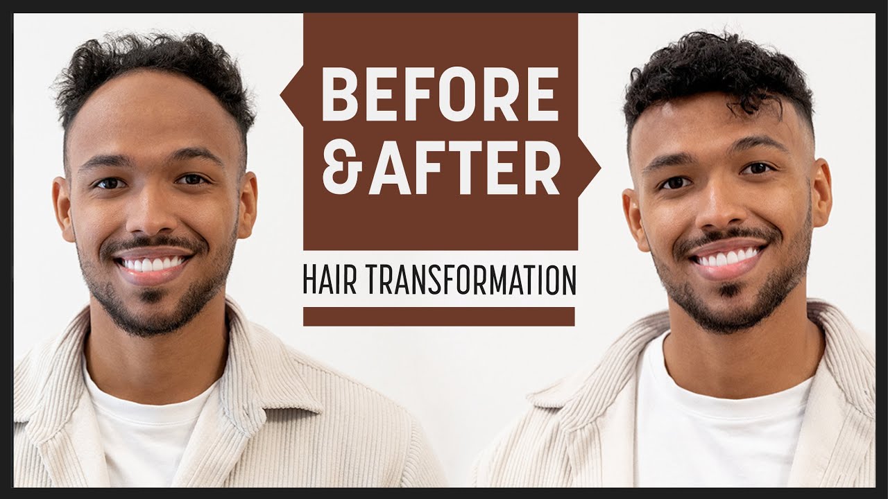 Afro Curl Hairstyle With Hair System - Innovation By Heydecke