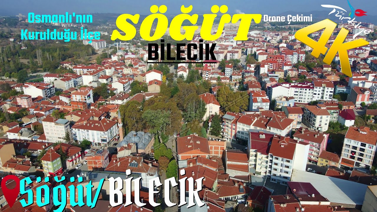 Osmanlı'nın kurulduğu ilçe - Söğüt / BİLECİK - Havadan 4K Drone Çekimi / 30.10.23