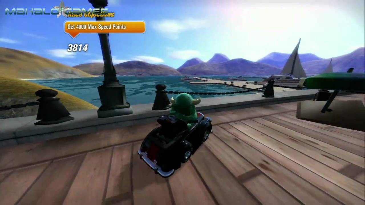 Modnation Racers Walkthrough - Mayhem Tour - Boardwalk