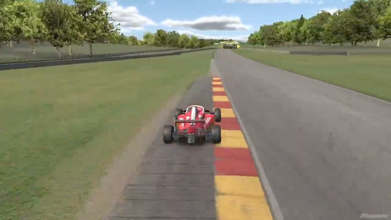 Hot lap in super light in road America 1:56