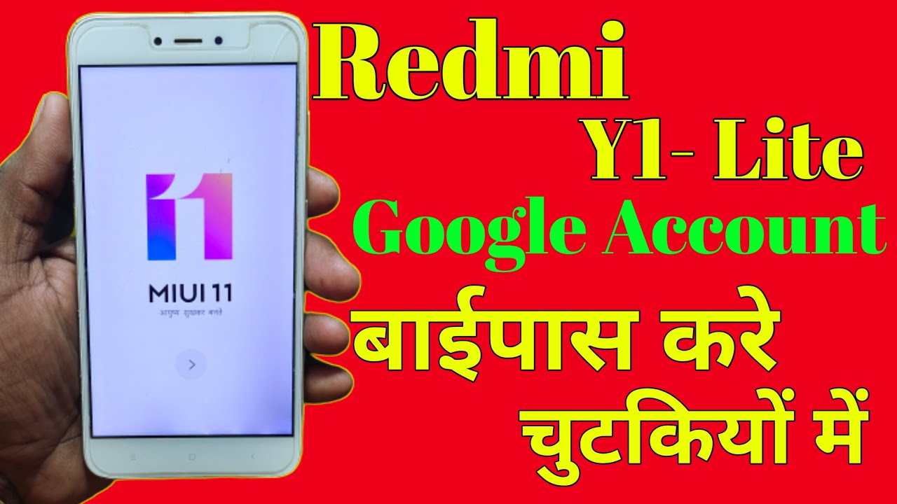 Redmi Y1 Lite Goggle Account Bypass |Redmi Y1/Y1 Lite(MD16/MD16S) Frp Unlock Without Pc 100% working