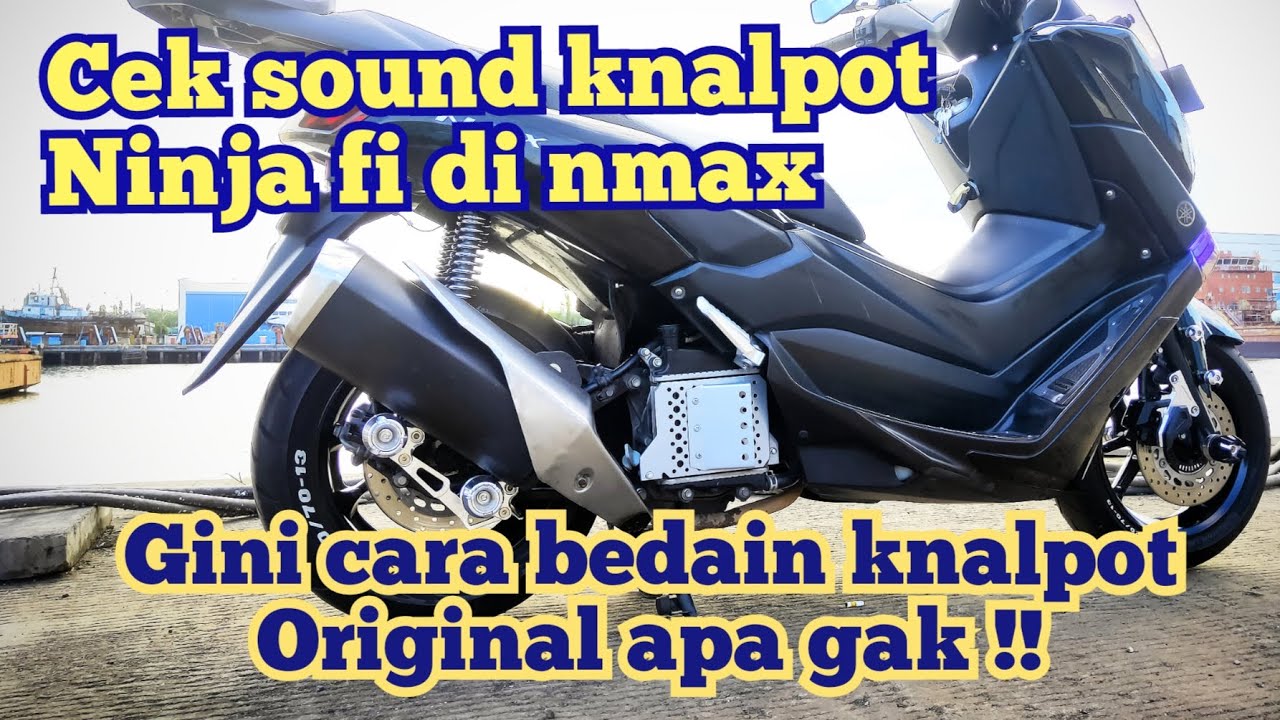 Review knalpot ninja terpasang di nmax