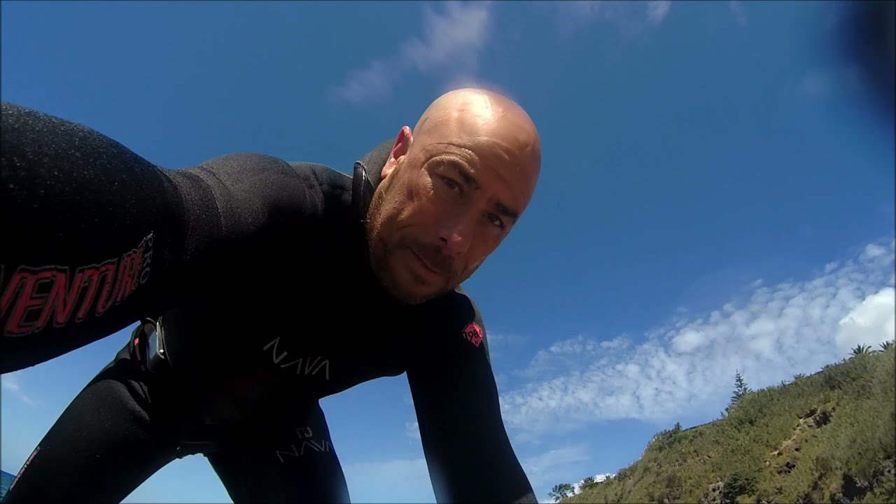 Caça Submarinha S Miguel Açores 1º MERGULHO 2021