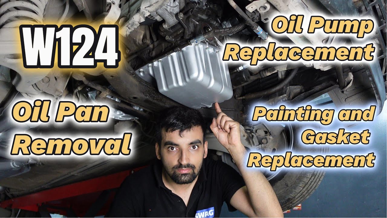 W124 | Снятие, чистка и покраска картера и масляного насоса #m111 #mercedes