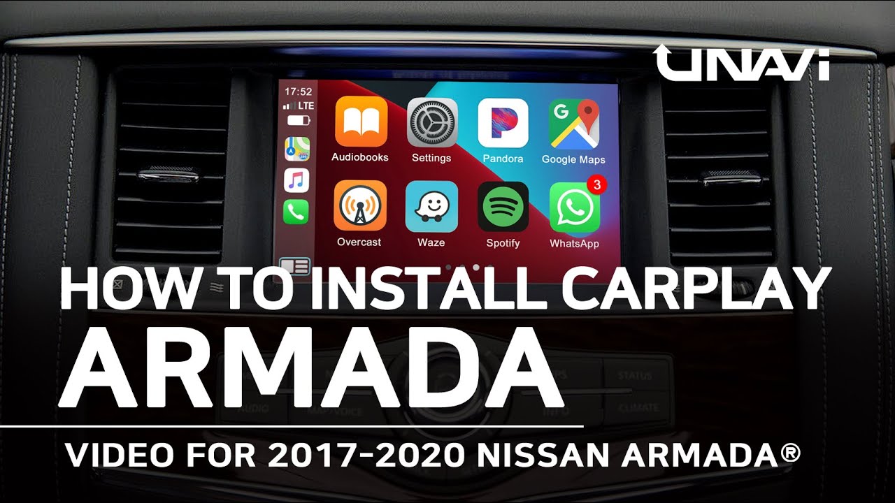 How to Install Apple Carplay for NISSAN ARMADA 2017-2020