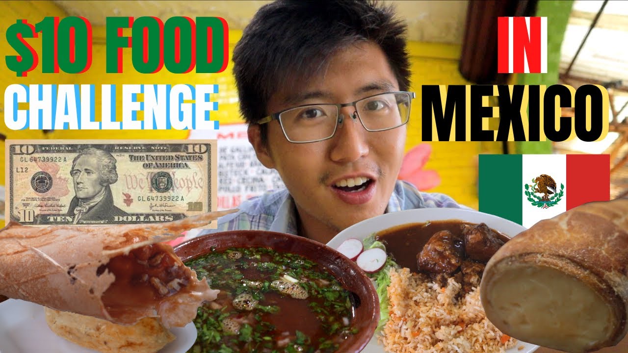$10 STREET FOOD CHALLENGE - CHIAPAS MEXICO - INCREDIBLE  PORK STEW + DELICIOUS TAMALES + MARQUESITAS