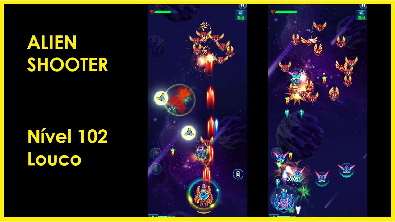 ALIEN SHOOTER | Nível 102 Louco - Campanha