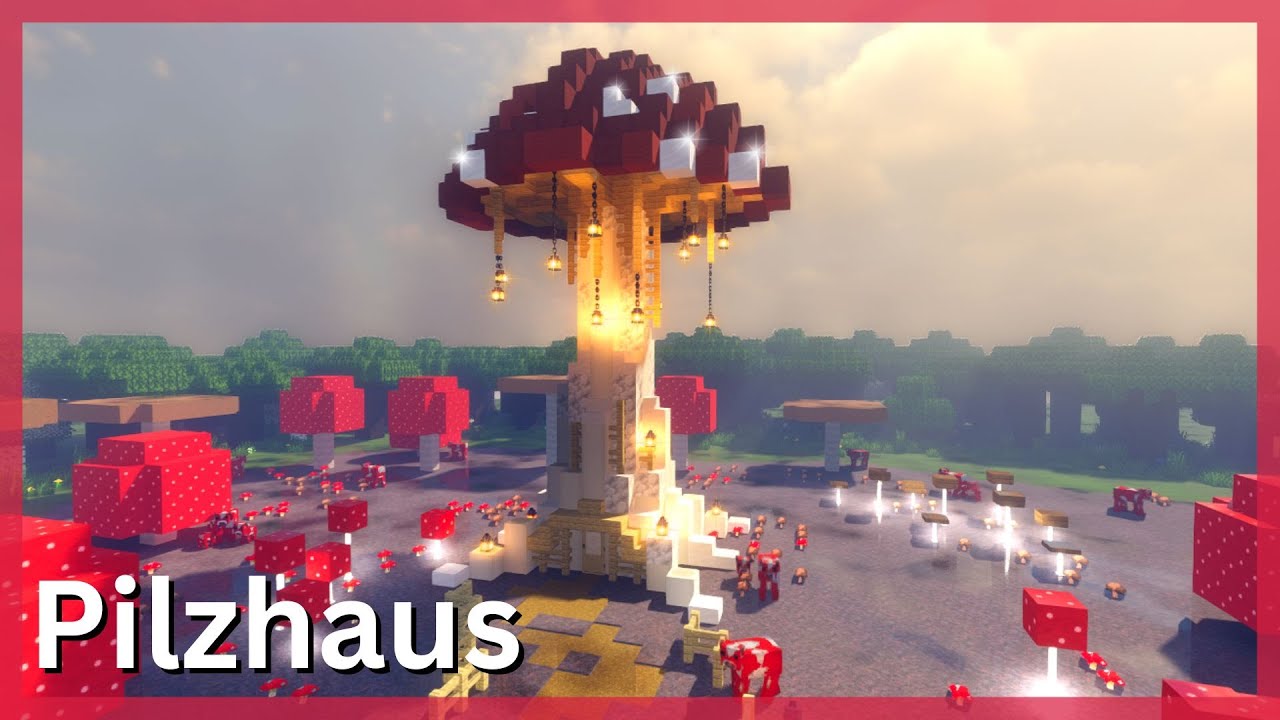 Minecraft Pilzhaus bauen 🍄 | How to build a Mushroom House | Minecraft Tutorial 1.19.2