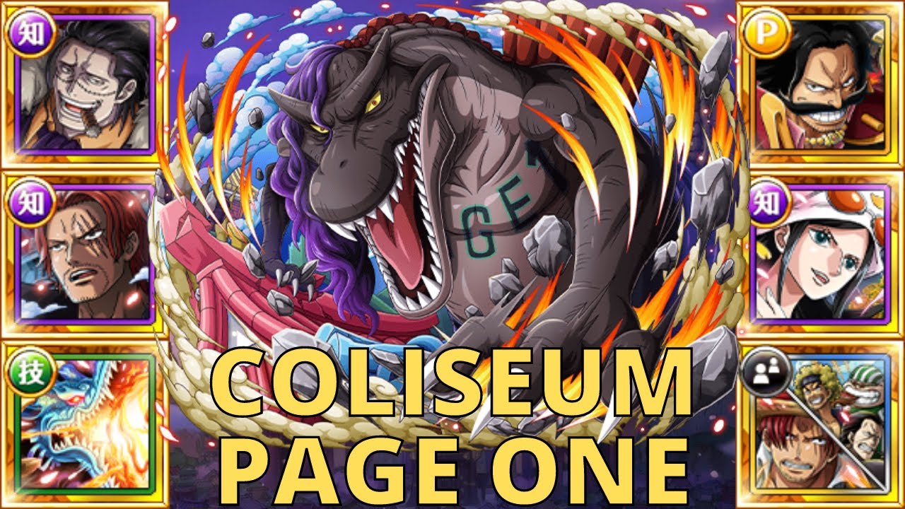 OPTC Colo Page One! 6 TEAMS + OPENING ROUNDS 1 & 2! - 50 STAMINA (One Piece Treasure Cruise)