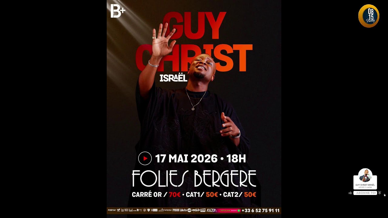 SERVITEUR GUY CHRIST ISRAËL / AVEC DIEU NOUS FERONS DES EXPLOITS / 08H15 DU  11-03-2026