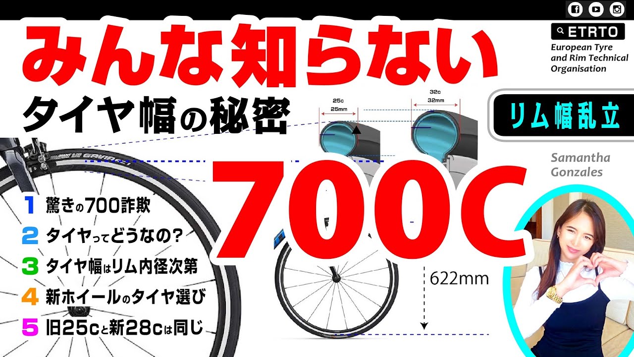 [意外に知らない700c] リム幅の乱立時代におけるタイヤ選択 #セブ島チャリダー #CebuJpBiker #ロードバイク #クロスバイク#ETRTO #エトルト #ワイドリム #初心者