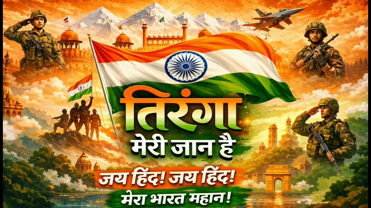 तिरंगा मेरी जान है 🇮🇳 | Desh Bhakti Song | Indian Army Tribute