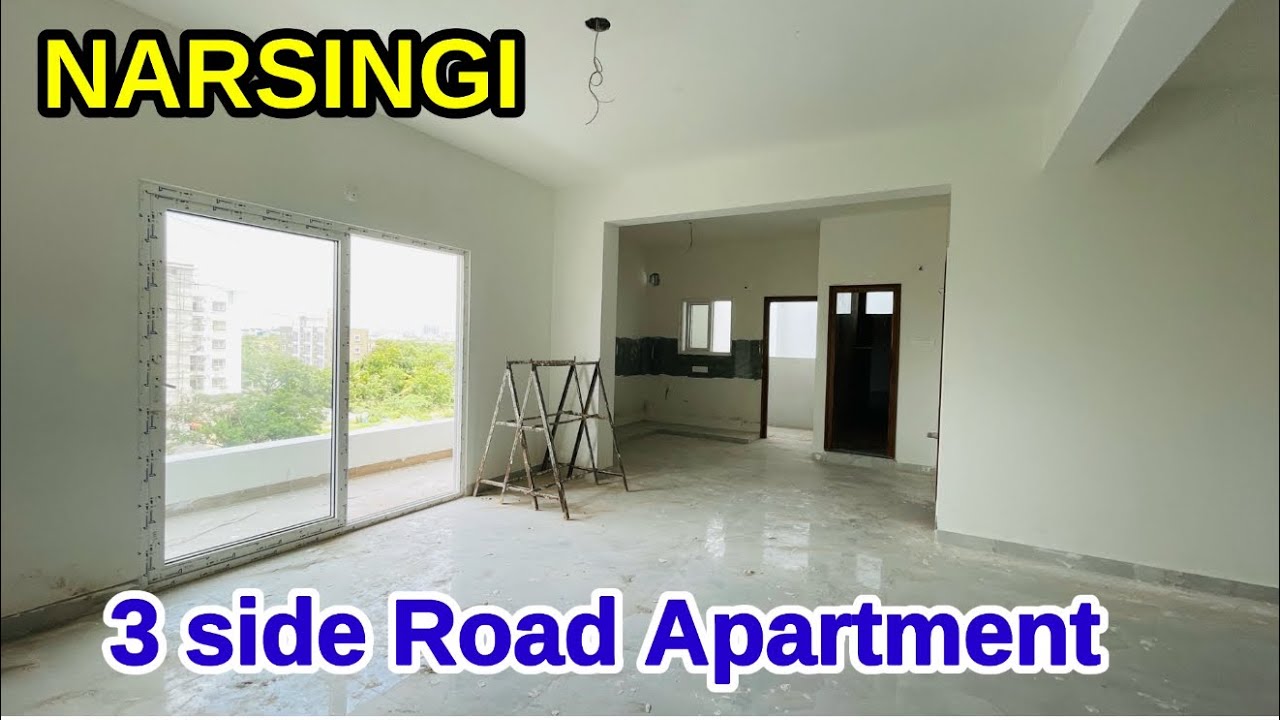 East & West Facing New 3BHK Flats for sale in Narsingi Hyderabad |3BHK Flats for sale near Manikonda