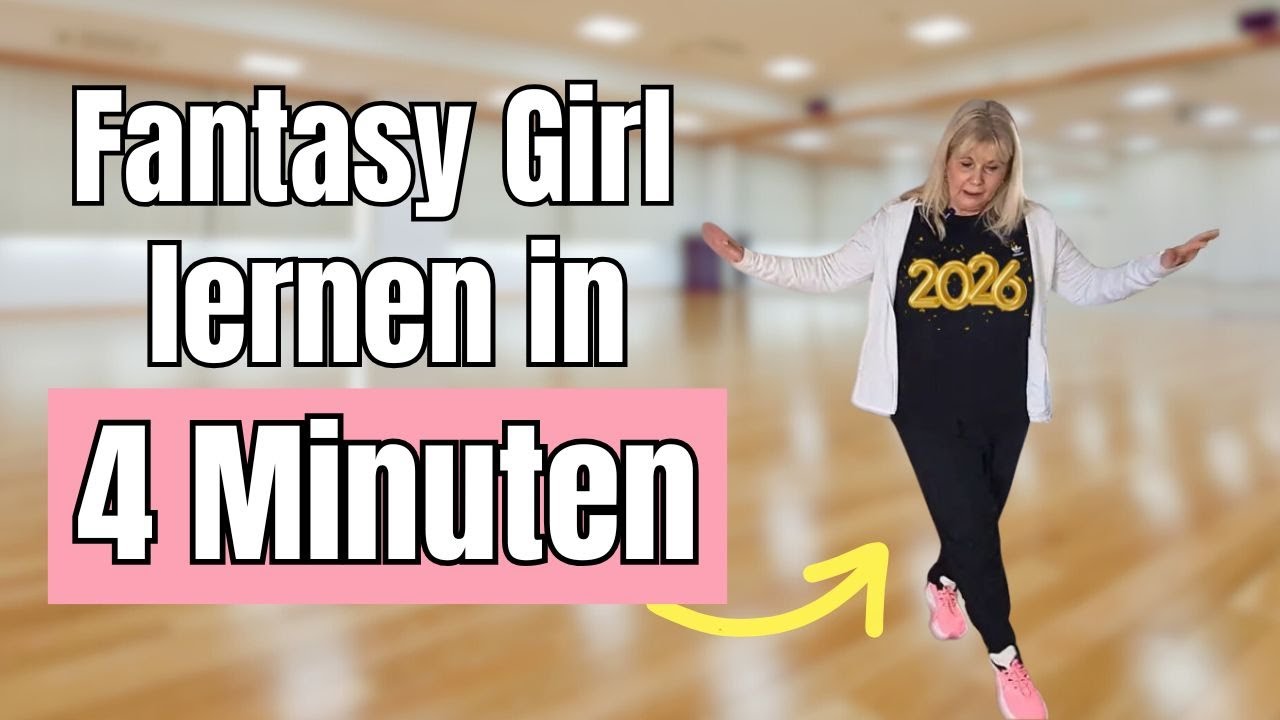 Fantasy Girl(Johnny O.)–Freestyle Schritte & Technik leicht lernen Linedance Tutorial(Beginner 2026)